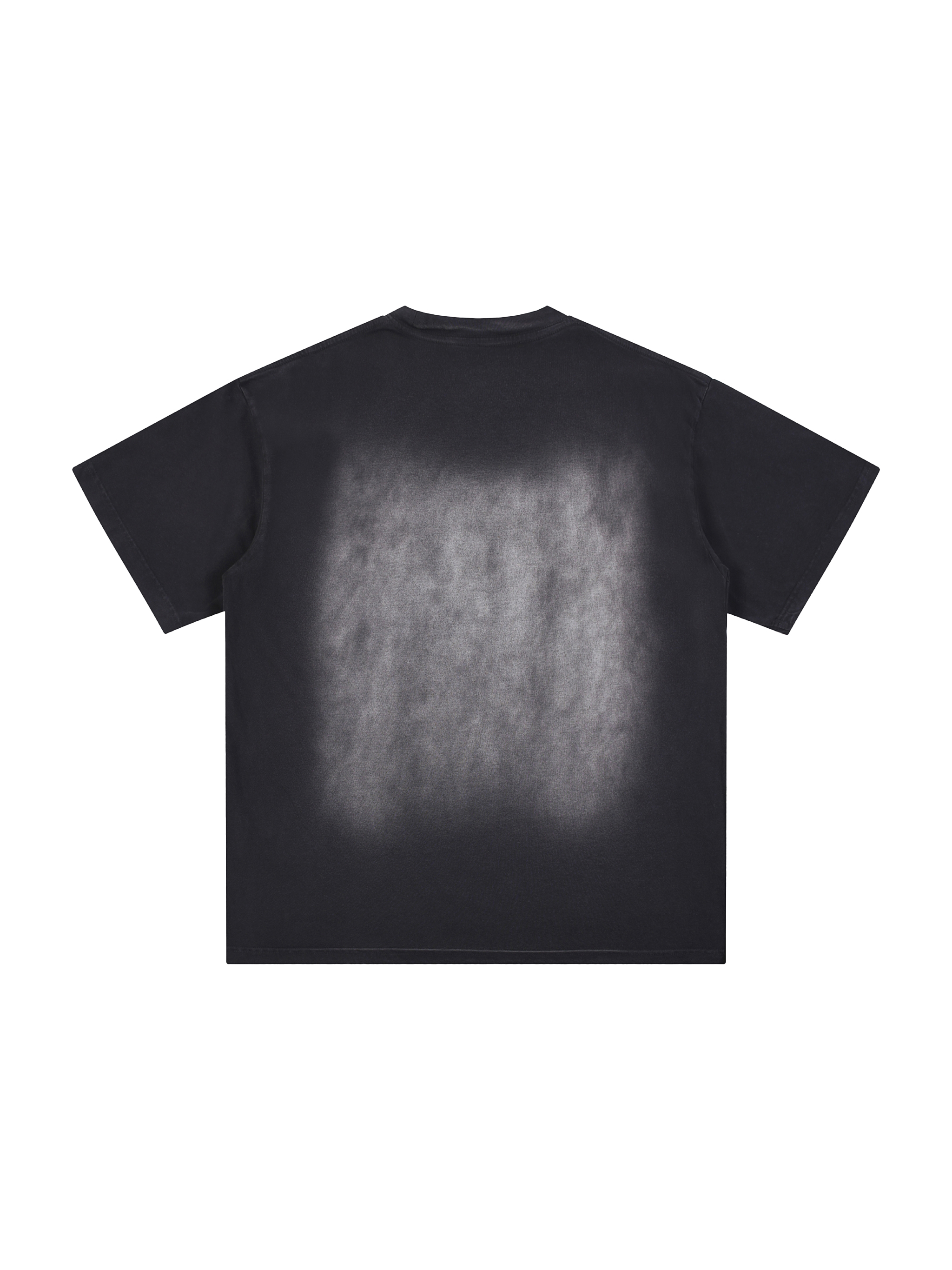ブラックSQUARE SHOULDER Tシャツ Men's Oversized Drop-Shoulder Crewneck T-Shirt | Shaka Wear